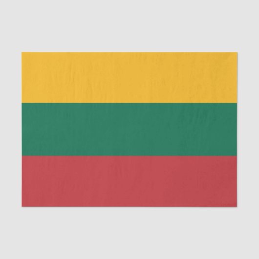 Litouwse decoratie, Litouwse vlag tissuepapier (Voorkant)