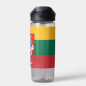 Litouwse fles, patriottische Litouwse vlag Waterfles (Achterkant)