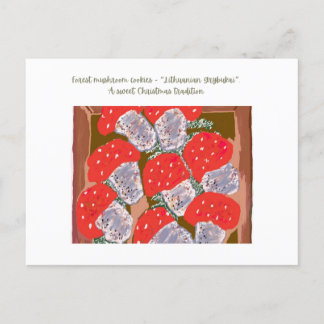 Litouwse kersttradities feestdagenkaart