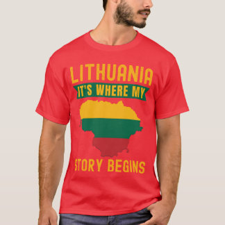 Litouwse meisje t-shirt