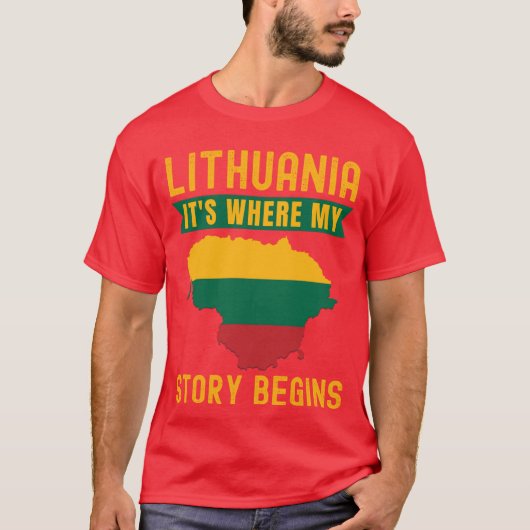 Litouwse meisje t-shirt (Voorkant)