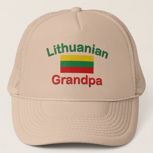 Litouwse opa trucker pet (Voorkant)
