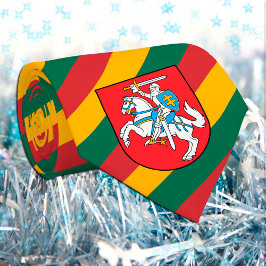 Litouwse Stropdassen, mode Litouwse vlag Stropdas