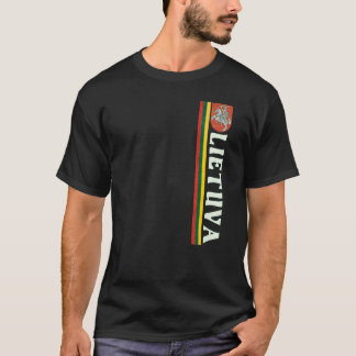 Litouwse taal Voetbal Stijl Lietuva T-shirt