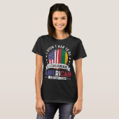 Litouwse vlag Amerikaanse vlag - Litouwen vlag T-shirt (Voorkant volledig)