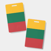 Litouwse vlag badge (Voor- en achterkant)