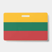 Litouwse vlag badge (Achterkant)