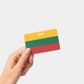 Litouwse vlag badge (Handheld)