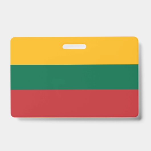 Litouwse vlag badge (Voorzijde)
