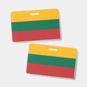 Litouwse vlag badge (Voor- en achterkant)