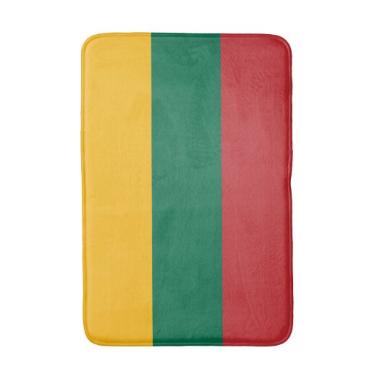 Litouwse vlag badmat (Voorkant Verticaal)