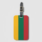 Litouwse vlag bagagelabel (Voorkant (verticaal))