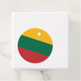 Litouwse vlag bedankjes labels