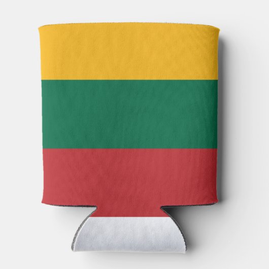Litouwse vlag blikjeskoeler (Achterkant)