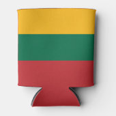 Litouwse vlag blikjeskoeler (Voorkant)