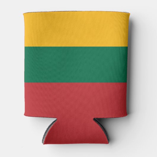 Litouwse vlag blikjeskoeler (Voorkant)
