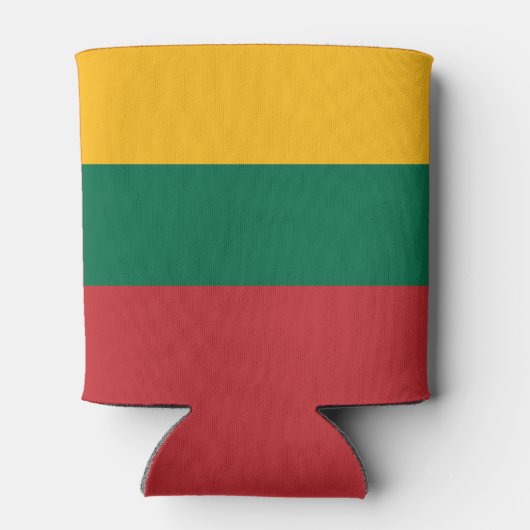 Litouwse vlag blikjeskoeler (Achterkant)