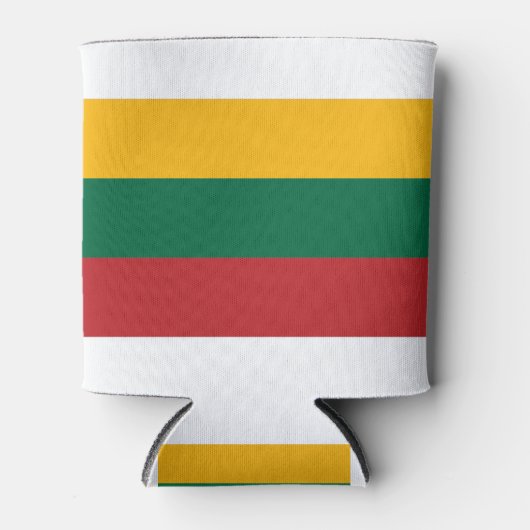 Litouwse vlag blikjeskoeler (Voorkant)