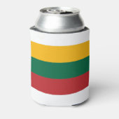 Litouwse vlag blikjeskoeler (Blikje Achterkant)