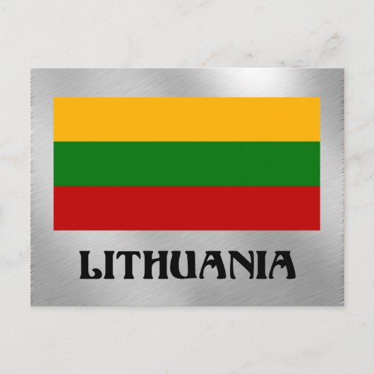 Litouwse vlag briefkaart (Voorkant)