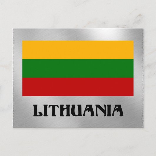 Litouwse vlag briefkaart (Voorkant)