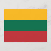 Litouwse vlag briefkaart (Voorkant)