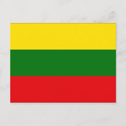 Litouwse vlag briefkaart (Voorkant)