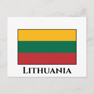 Litouwse vlag briefkaart