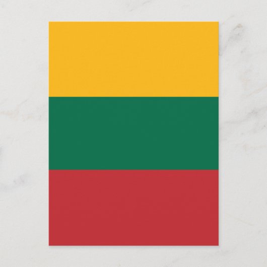 Litouwse vlag briefkaart (Voorkant)