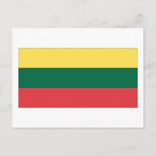 Litouwse vlag briefkaart (Voorkant)