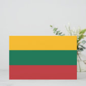 Litouwse vlag briefpapier (Staand voorkant)