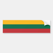 Litouwse vlag bumpersticker (Voorkant)