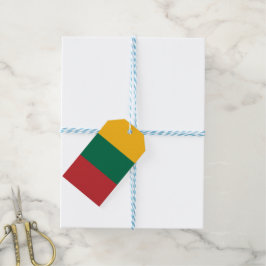 Litouwse vlag cadeaulabel