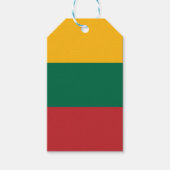 Litouwse vlag cadeaulabel (Voorkant)