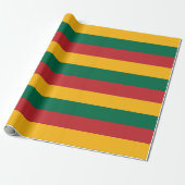Litouwse vlag cadeaupapier (Uitgerold)