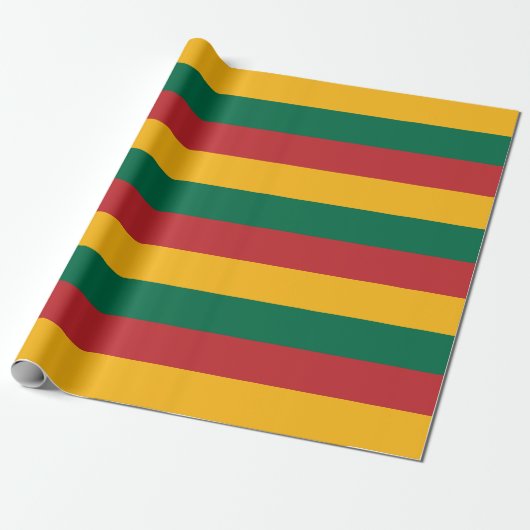 Litouwse vlag cadeaupapier (Uitgerold)