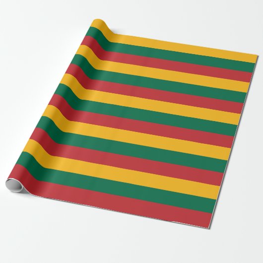 Litouwse vlag cadeaupapier (Uitgerold)