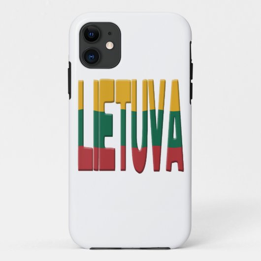 Litouwse vlag Case-Mate iPhone case (Achterkant)