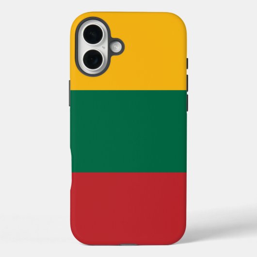 Litouwse vlag Case-Mate iPhone case (Achterkant)