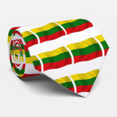 Litouwse Vlag Das (Opgerold)