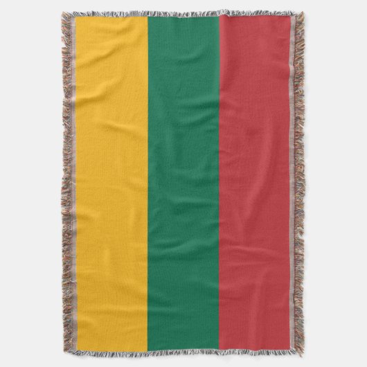 Litouwse vlag deken (Voorkant Verticaal)