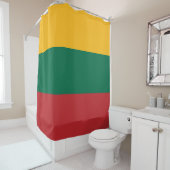 Litouwse vlag douchegordijn (In situ)