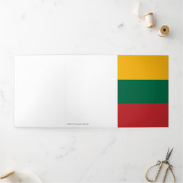 Litouwse vlag drieluik kaart
