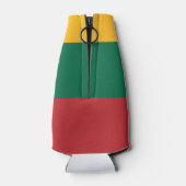 Litouwse vlag flesjeskoeler (Achterkant)