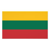 Litouwse vlag foto afdruk (Voorkant)