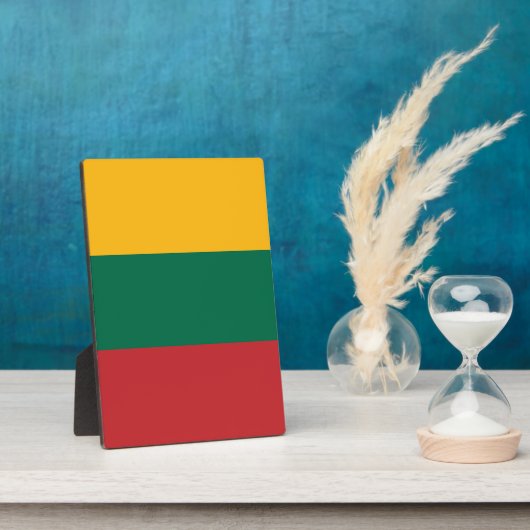Litouwse vlag fotoplaat (Zijkant)