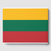 Litouwse vlag gastenboek (Achterkant)