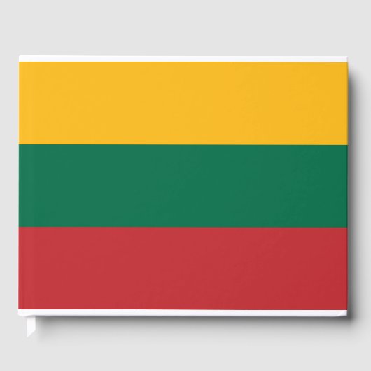 Litouwse vlag gastenboek (Voorkant)