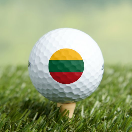 Litouwse vlag golfballen (Insitu Shirt)