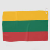 Litouwse vlag golfhanddoek (Horizontaal)
